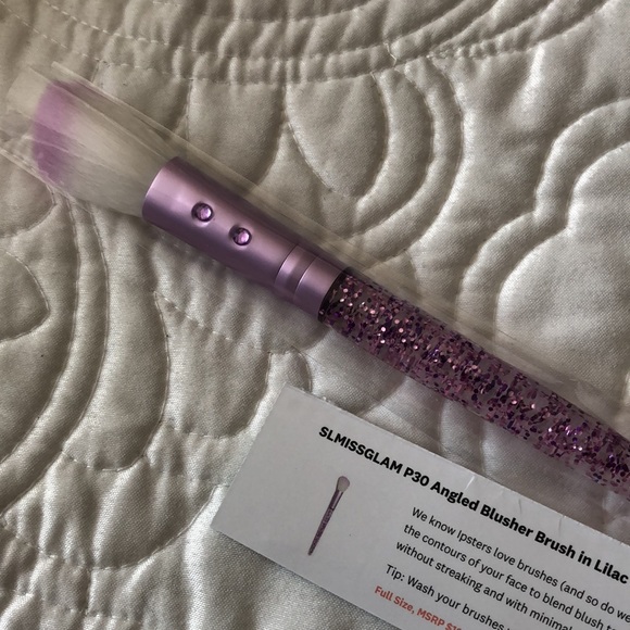 🌼FLASH SALE🌼SLMISSGLAM P30 Angled Blusher Brush in Lilac NWOT - Picture 5 of 5